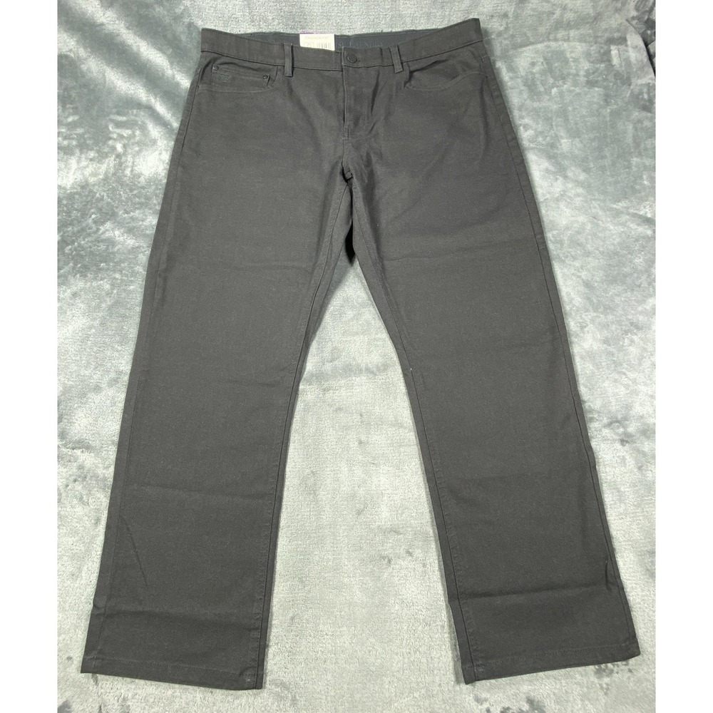 English Laundry Pants Mens 40x30 Gray Stretch Fabric Straight Fit Casual NEW